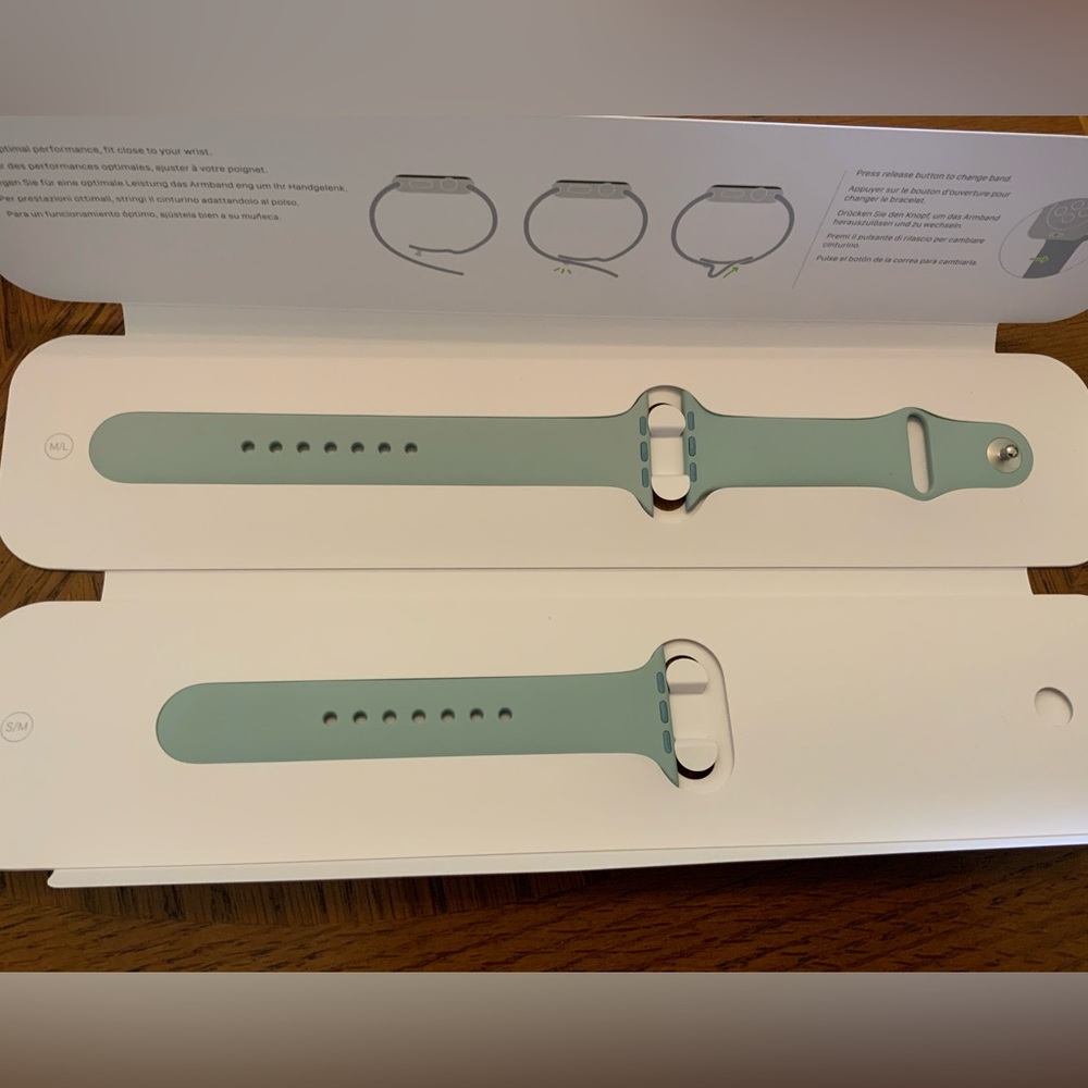 TURQUOISE Genuine Authentic Apple Watch Sport Band in box